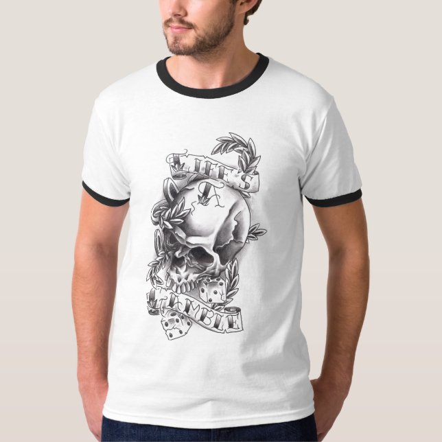 Camiseta A vida é um jogo (Frente)