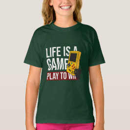 CAMISETA A VIDA É UM JOGO PARA GANHAR