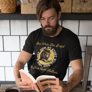 Camiseta A Vida É Um Livro De Leão Da Vida Dos Homens