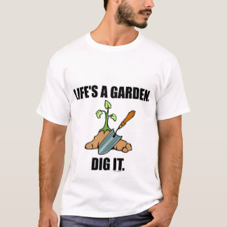 CAMISETA A VIDA É UM T DO JARDIM