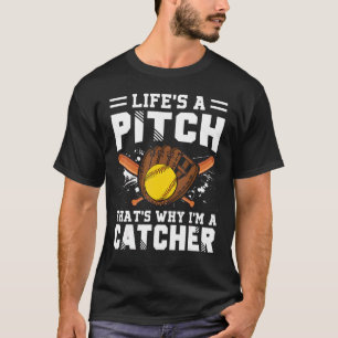 Camiseta A Vida É Uma Arremesso Por Isso Eu Sou Um Receptor