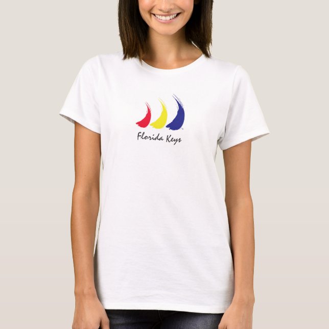 Camiseta A vida é uma Breeze®_Paint-The-Wind_Florida Keys (Frente)