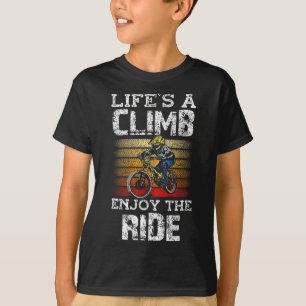 Camiseta A Vida É Uma Escada Aproveite A Viagem Bicicleta M