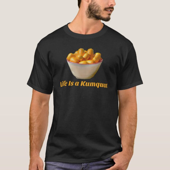 Camiseta A vida é uma Fruta engraçada (Frente)