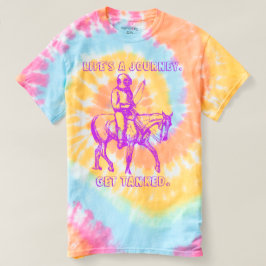 Camiseta A vida é uma jornada. Levante-se.