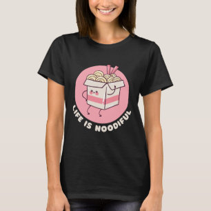 Camiseta A vida é uma nobre Comida Kawaii Engraçada