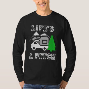 Camiseta A vida é uma pequena casa para o dono do Campervan