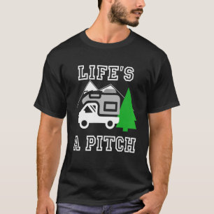 Camiseta A vida é uma pequena casa para o dono do Campervan
