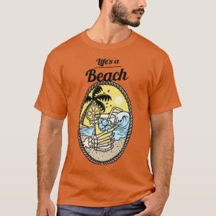 Camiseta A Vida É Uma Praia1