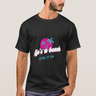 Camiseta A vida é uma praia - Soak up Tropical Design