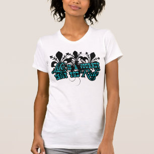Camiseta A vida é uma viagem, aprecia o passeio