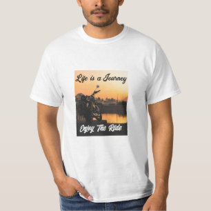 Camiseta "A vida é uma viagem aproveite o passeio"