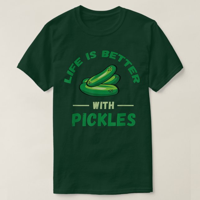 Camiseta A Vida Em Picles É Melhor Que Se Pica Em Vega Vege (Frente do Design)