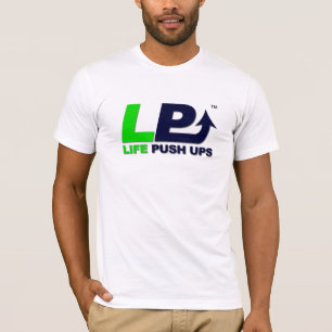 Camiseta A vida empurra levanta o T americano do roupa