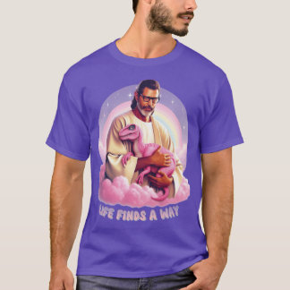 Camiseta A Vida Encontra um Caminho engraçado vintage