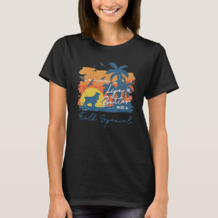 Camiseta A Vida Espanhola de Campo é Melhor Vintage Sunset