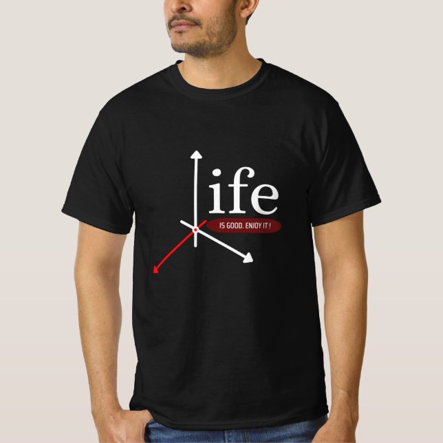 CAMISETA A VIDA ESTÁ BEM APROVEITADA - (Frente)