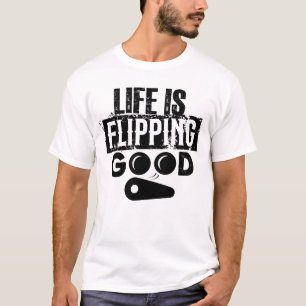 Camiseta A Vida Está Indo Bons Jogadores De Arcade De Pinba