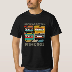 Camiseta A Vida Foi Melhor No Retrovisor Musical Dos Anos 8