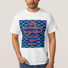 Camiseta A vida gira e vira Design