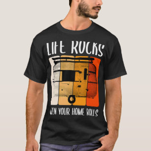 Camiseta A vida gira quando sua casa rola o Viagem do Campe