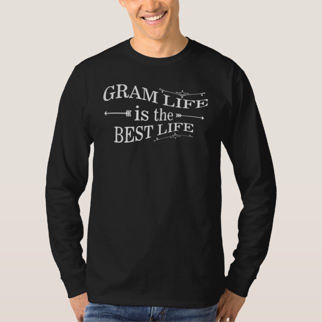 Camiseta A Vida Gram é a melhor mulher para a mãe (Frente)