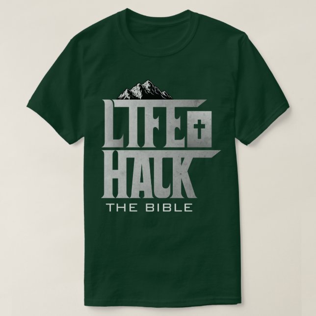 Camiseta A Vida Hackeia A Bíblia (Frente do Design)