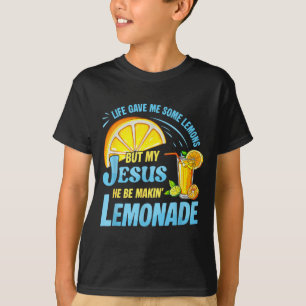 Camiseta A Vida Me Deu Alguns Limões Mas Meu Jesus Ele Está