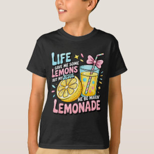 Camiseta A Vida Me Deu Alguns Limões Mas Meu Jesus Está Faz