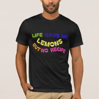 CAMISETA A VIDA ME DEU LIMÕES, MAS NÃO RECEBIDA