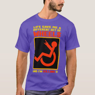 Camiseta A Vida Me Deu Um Conjunto Diferente De Rodas E Mat