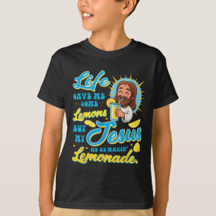 Camiseta A Vida Me Deu Um Limão Mas Meu Jesus Ele Está Faze