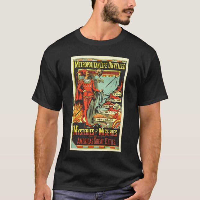 Camiseta A vida metropolitana desvendada (Frente)