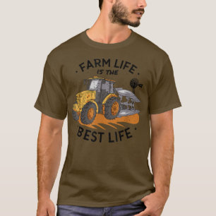 Camiseta A vida na fazenda é o melhor agente de vida do fab