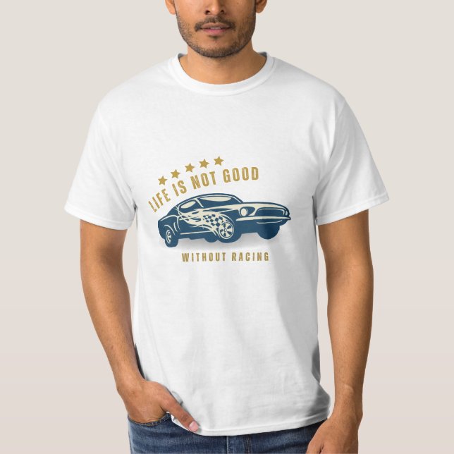 Camiseta A vida não é boa sem corridas | F1 (Frente)