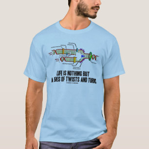 Camiseta A vida não é nada mas uma série de torções e 