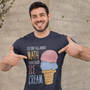 Camiseta A vida não é só sobre matemática Engraçada citação