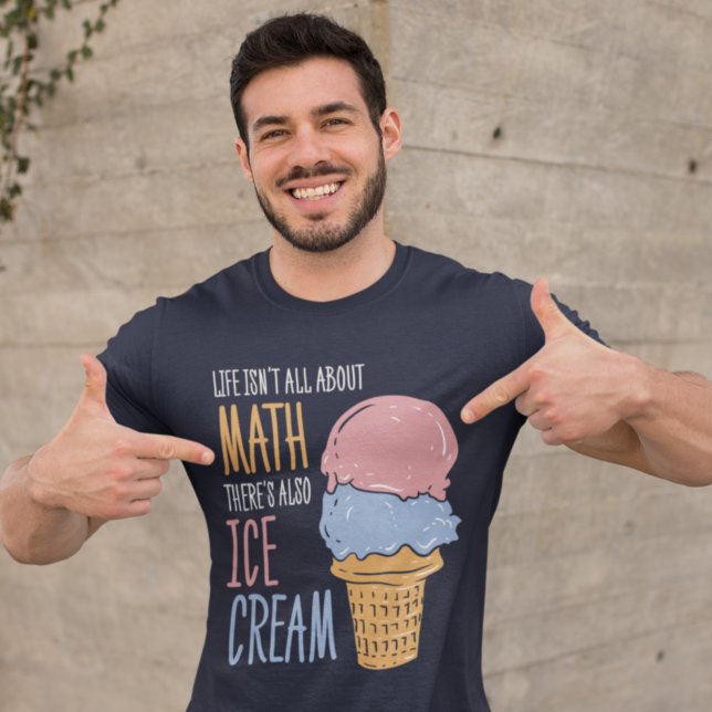 Camiseta A vida não é só sobre matemática Engraçada citação (Criador carregado)