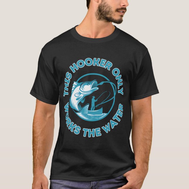 Camiseta A vida não é toda pesca com isca artificial, mas d (Frente)