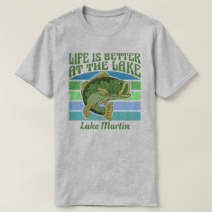 Camiseta A Vida No Lago Martin É Melhor Personalizável
