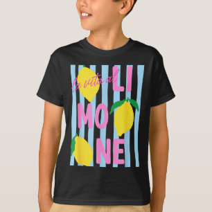Camiseta A Vida No Limão Piada Italiana Fruta De Limão Verã