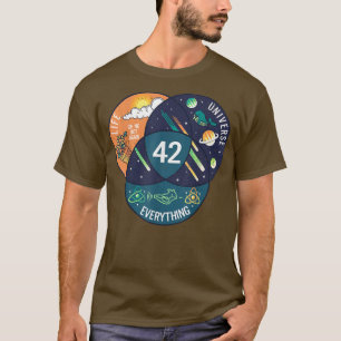 Camiseta A Vida O Universo E Tudo 42 Respondem À Vida