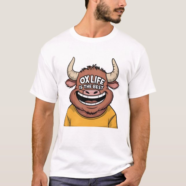 Camiseta A Vida Ox É A Melhor (Frente)