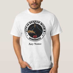 Camiseta A Vida Personalizada Do Doberman É Melhor
