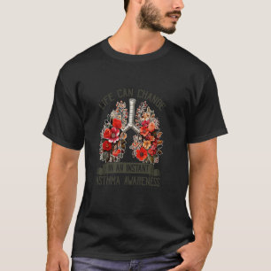 Camiseta A Vida Pode Mudar Num Instante Conscientização da
