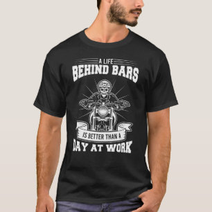Camiseta A vida por trás dos Bares é melhor do que a moto