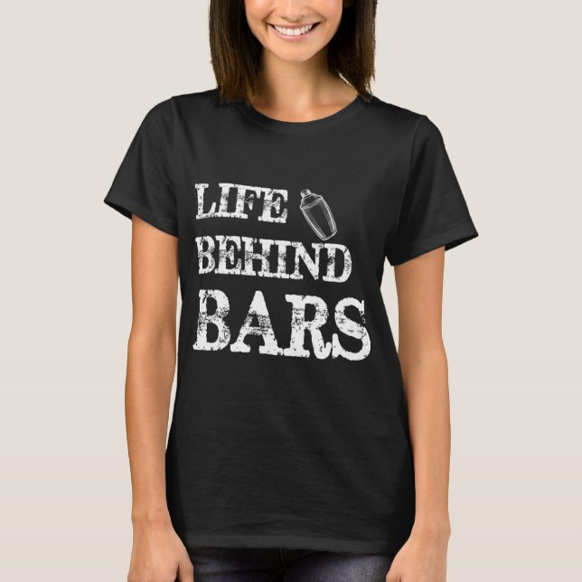 Camiseta A vida por trás dos Bares Mistologista Barte, Engr (Frente)