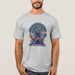Camiseta A vida retrô é um carnaval