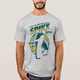 Camiseta A Vida Retroativa É Melhor Com O Spikeball