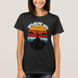 Camiseta A vida selvagem citou a natureza da vida selvagem